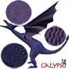 Blu & Purple Scaly texture done for a dragon