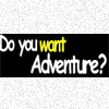 Girl and the word Adventure moving by in different languages