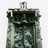 Door covered in figures in France